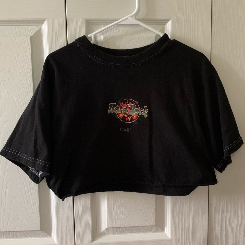 Hard Rock Cafe Cropped Shirt